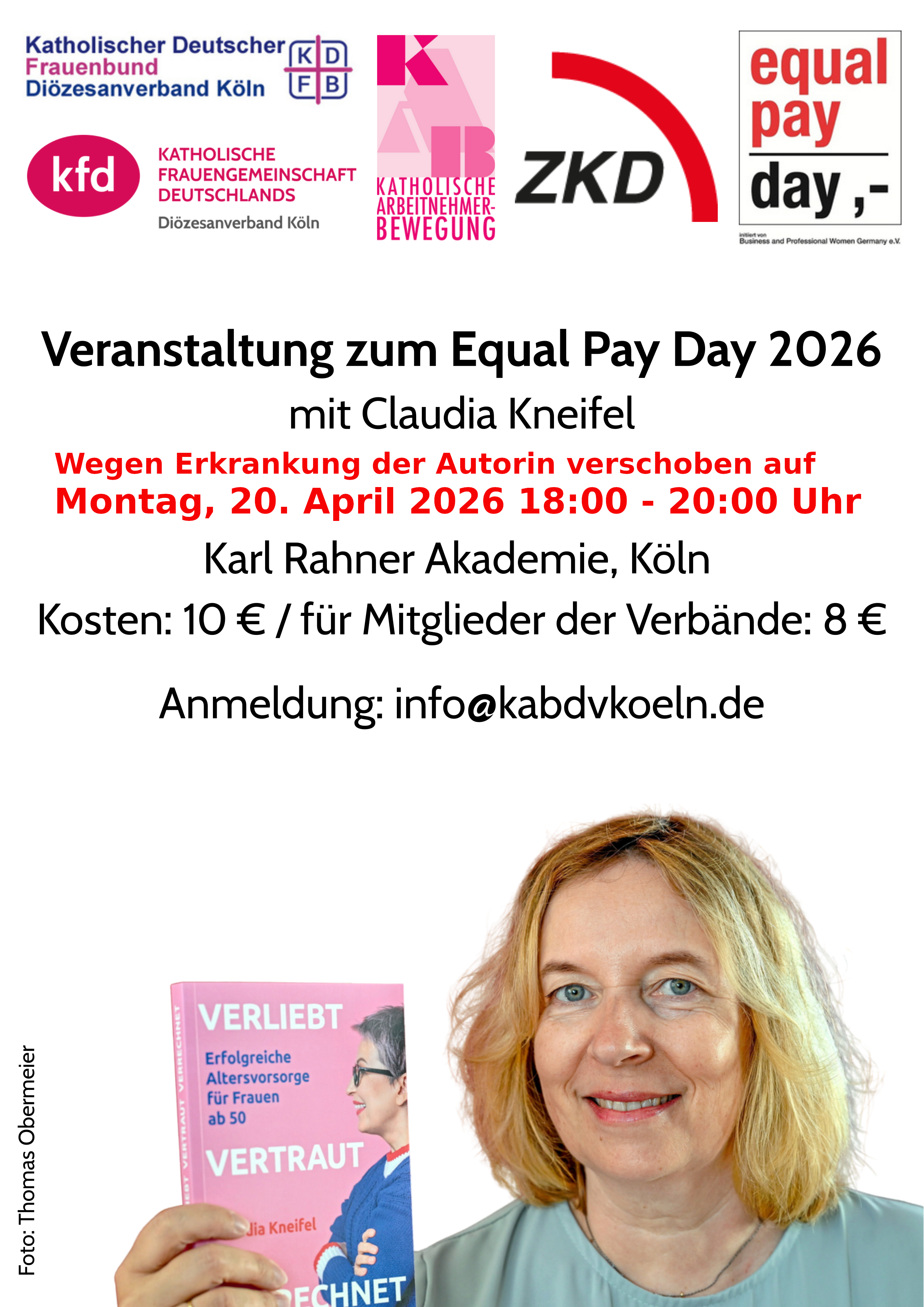 Veranstaltung zum Equal Pay Day - 20.04.2026 18:00-20:00 Uhr